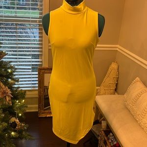 Neon Yellow Dress Size M